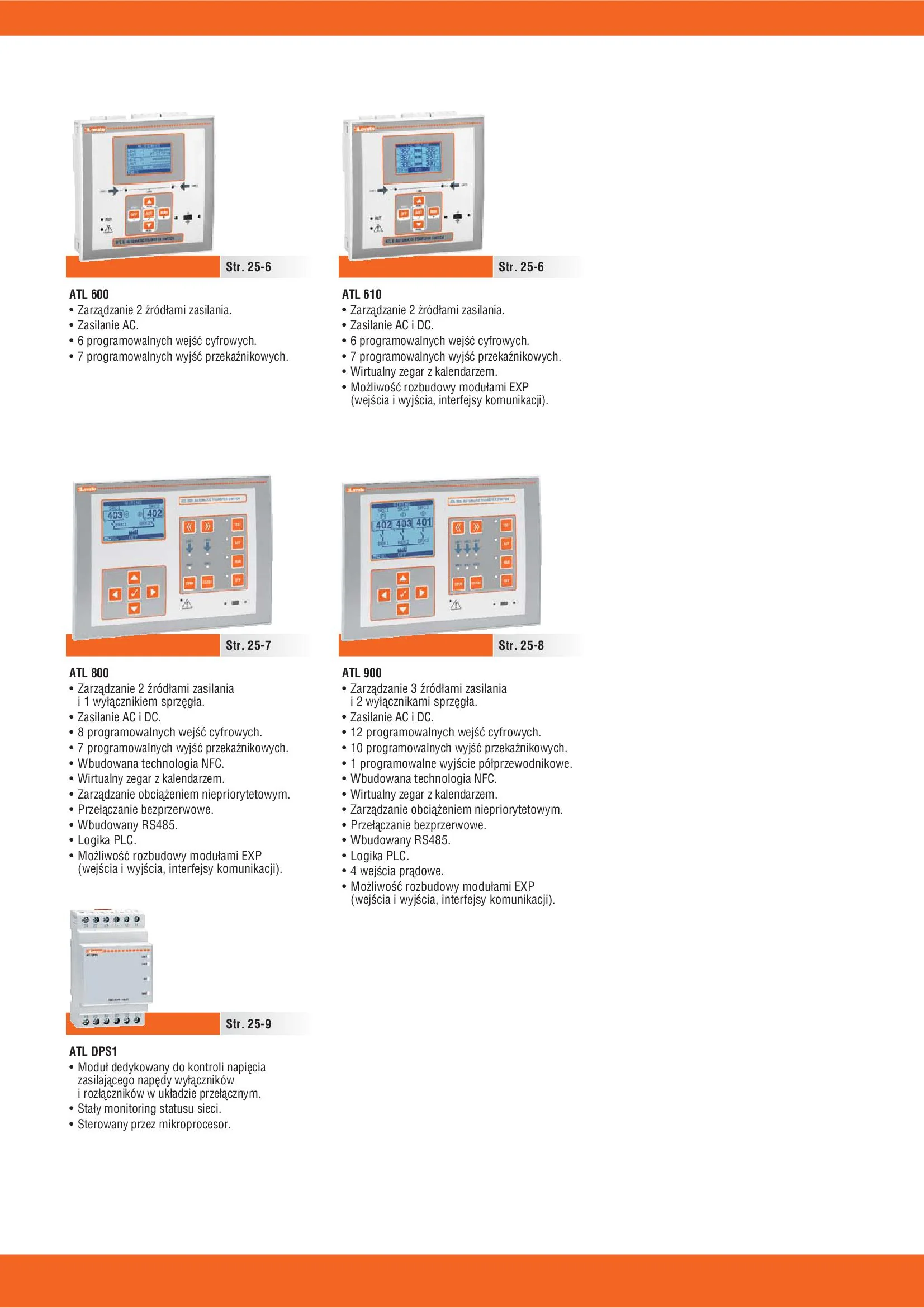 LOVA_Catalog_Automatyczne przelaczniki ukladow SZR 2016